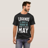 Legenda wordt in mei geboren t-shirt (Voorkant volledig)