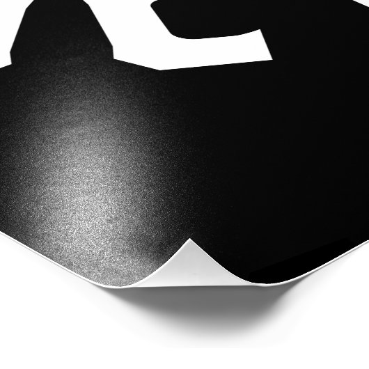 Legenda wordt in oktober geboren foto afdruk (Hoek)