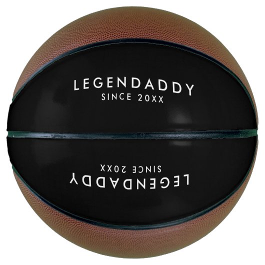 Legendaddy for Legendary Dads simple minimalist Basketbal (Voorkant)