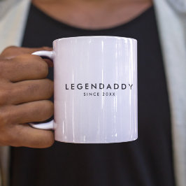 Legendaddy sinds Legendary Dads minimalist Koffiemok