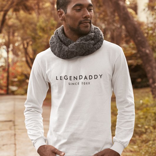 Legendaddy sinds Legendary Dads minimalist T-shirt