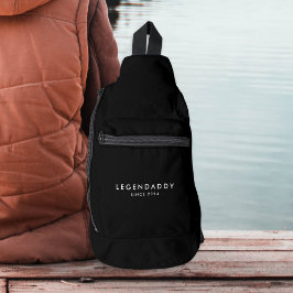 Legendaddy sinds voor de Legendary Dad minimalist Sling Bag