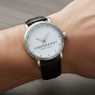 Legendaddy voor de legendary Dads elegant minimali Horloge