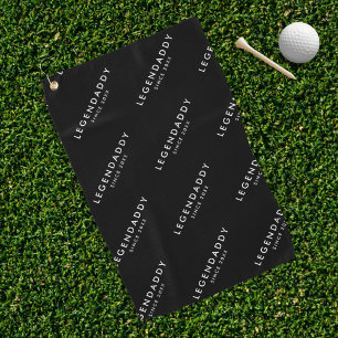 Legendaddy voor Legendary Dads eenvoudige minimali Golfhanddoek