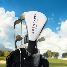 Legendaddy voor Legendary Dads eenvoudige minimali Golfheadcover