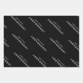 Legendaddy voor Legendary Dads eenvoudige minimali Inpakpapier Vel (Voorkant 2)