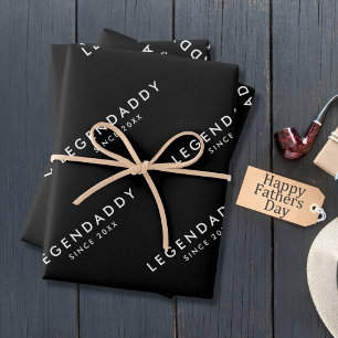 Legendaddy voor Legendary Dads eenvoudige minimali Inpakpapier Vel