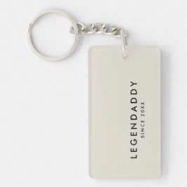 Legendaddy voor Legendary Dads eenvoudige minimali Sleutelhanger