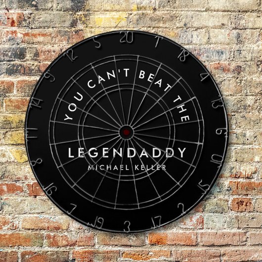 Legendaddy voor Legendary Dads fun minimalist Dartbord