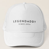 Legendaddy voor Legendary Dads minimalist Trucker Pet (Voorkant)