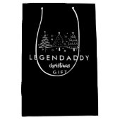 Legendaddy voor Legendary Dads minimalistische ker Medium Cadeauzakje (Voorkant)