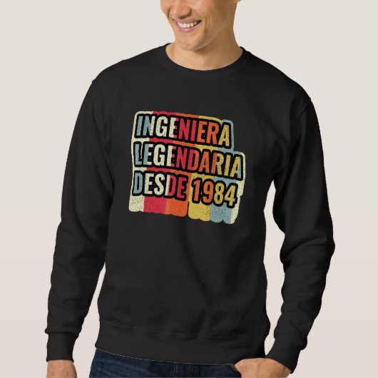 Legendair ingenieur sinds 1984 Engineer Trui (Voorkant)