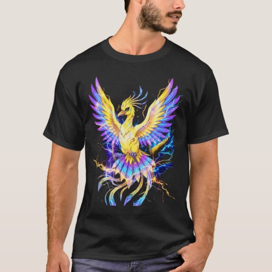 Legendaire Bliksem Phoenix T-Shirt Ontwerp (Voorkant)