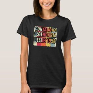Legendaire boekhouder sinds 1958 Accountant T-shirt