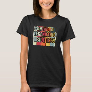 Legendaire boekhouder sinds 1959 Accountant T-shirt