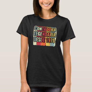 Legendaire boekhouder sinds 1970 Accountant T-shirt