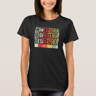Legendaire boekhouder sinds 2002 Accountant T-shirt