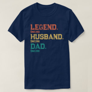 Legendaire echtgenoot vader opa erfgoed aangepaste t-shirt