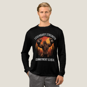 Legendaire Kracht Betrokkenheid Is Echt Gymleven Tri-Blend Shirt