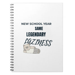 Legendaire Luie Notebook Notitieboek