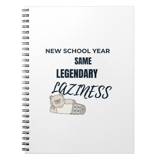 Legendaire Luie Notebook Notitieboek (Voorkant)