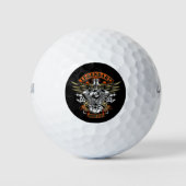 Legendaire motorfietsen golfballen (Voorkant)