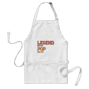 Legendaire Pop Vintage Vaderdag Standaard Schort