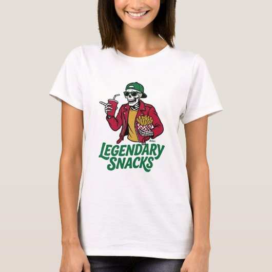 Legendaire Snacks T-shirt (Voorkant)