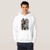 Legendaire Voetbal Rivaliteit Hoodie (Voorkant volledig)