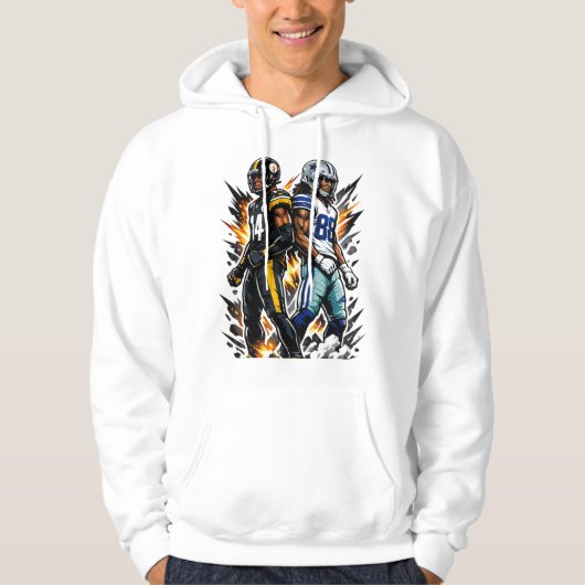 Legendaire Voetbal Rivaliteit Hoodie (Voorkant)