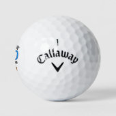Legendarisch 80e cadeau voor opa – Keep Swinging Golfballen (Logo)
