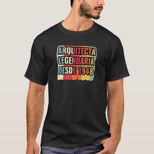 Legendarisch Architect Sinds 1948 Architect T-shirt (Voorkant)