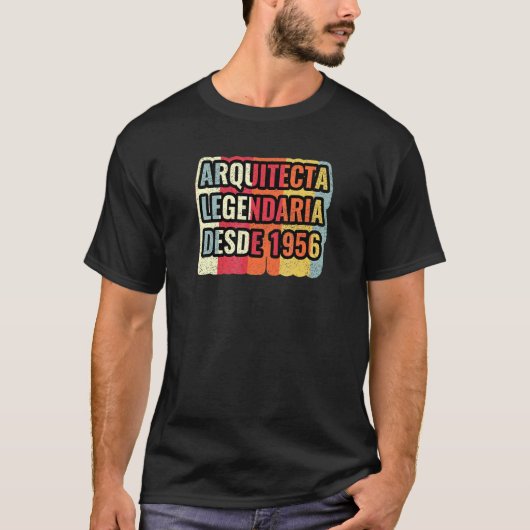 Legendarisch Architect Sinds 1956   Architect T-shirt (Voorkant)