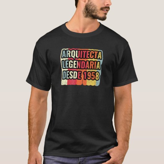 Legendarisch Architect Sinds 1958 Architect T-shirt (Voorkant)