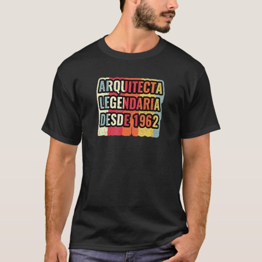 Legendarisch Architect Sinds 1962 Architect T-shirt (Voorkant)