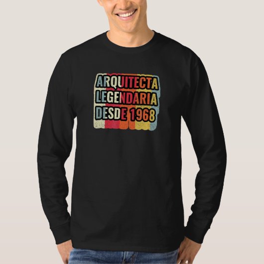 Legendarisch Architect Sinds 1968 Architect T-shirt (Voorkant)