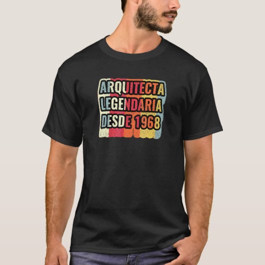 Legendarisch Architect Sinds 1968 Architect T-shirt (Voorkant)
