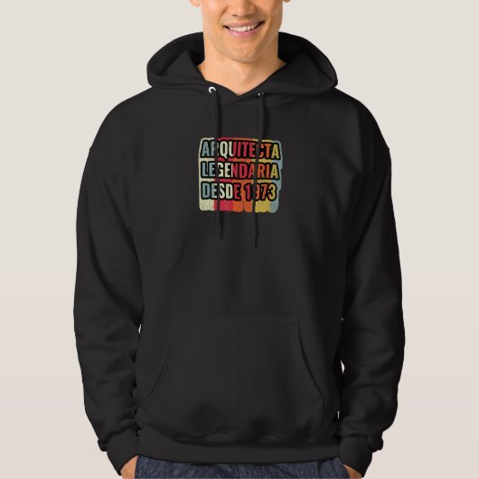 Legendarisch Architect Sinds 1973 Architect Hoodie (Voorkant)