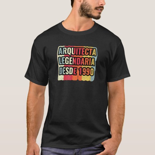 Legendarisch Architect Sinds 1990 Architect T-shirt (Voorkant)