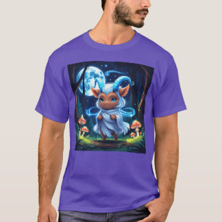 legendarisch dierhet blauwe duivel in de bosfamil t-shirt