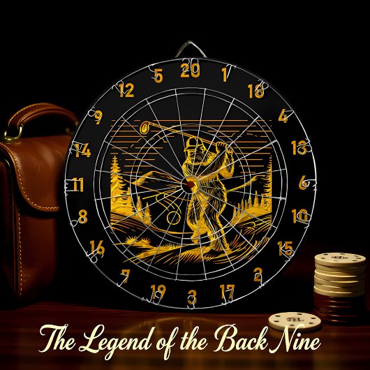 Legendarisch doel: de uitdaging van Bigfoot Dartbord