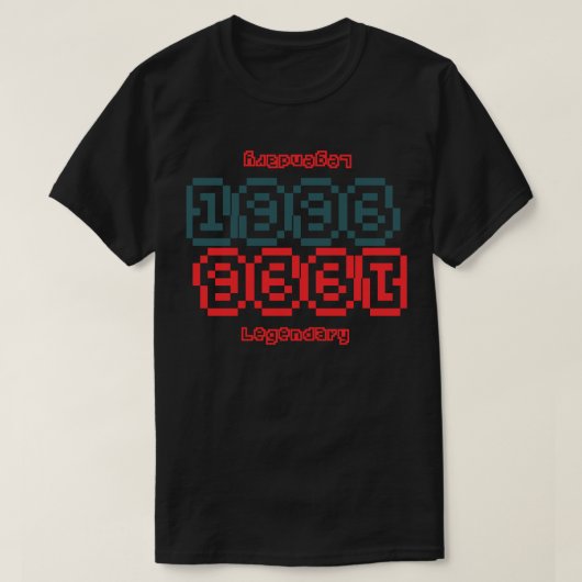 Legendarisch geboren in 1996 t-shirt (Design voorkant)