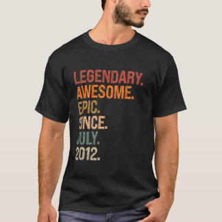 Legendarisch Geweldige epos sinds juli 2012 12e ge T-shirt