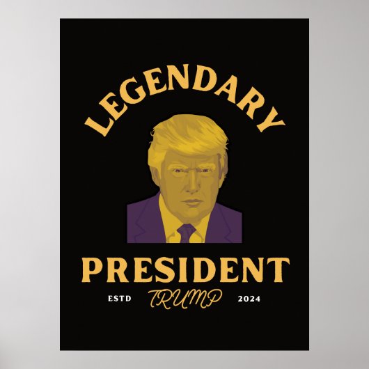 Legendarisch President Poster (Voorkant)