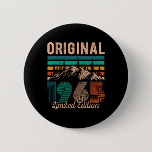 Legendarisch sinds 1965 Verjaardag Wandelen Bergen Ronde Button 5,7 Cm