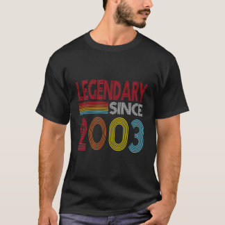 Legendarisch sinds 2003 Verjaardag  Retro Geboorte T-shirt
