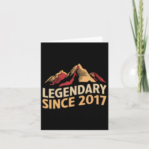 Legendarisch sinds 2017 Verjaardag Wandelaar Mount Kaart