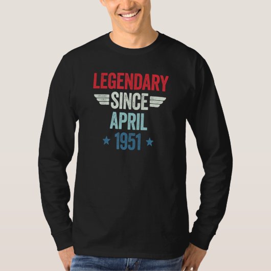Legendarisch sinds april 1951_1 t-shirt (Voorkant)