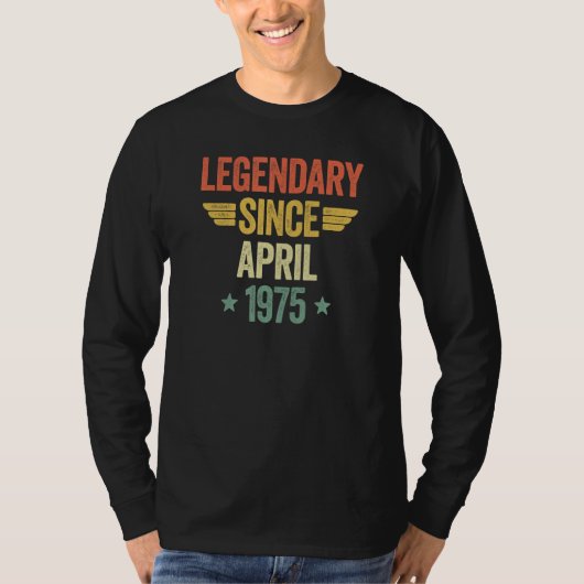 Legendarisch sinds april 1975 t-shirt (Voorkant)