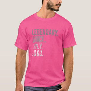 Legendarisch sinds juli 1963 59e verjaardag Vintag T-shirt